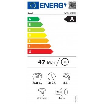 M�QUINA DE LAVAR ROUPA BOSCH WAN24280ES 8KG 1200RPM 60CM